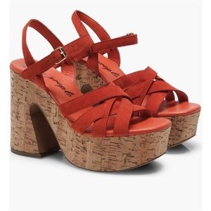 Free People Lisbon Platform Sandal Size 36